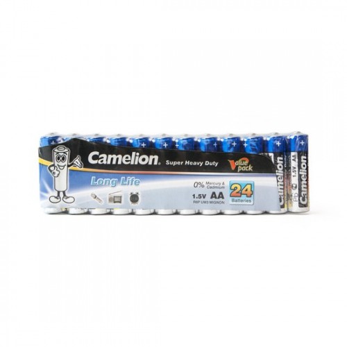 Батарейка CAMELION Super Heavy Duty R6P-SP24B 24 шт. в плёнке