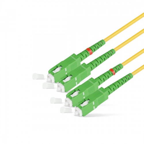 Патч Корд Оптоволоконный SC/APC-SC/APC SM 9/125 Duplex 3.0мм 1 м