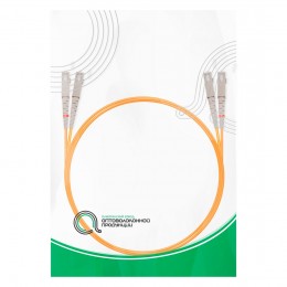 Патч Корд Оптоволоконный SC/UPC-SC/UPC MM OM1 62.5/125 Duplex 3.0мм 1 м