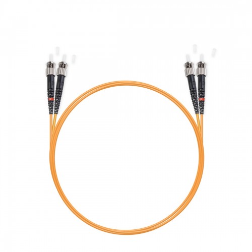 Патч Корд Оптоволоконный ST/UPC-ST/UPC MM OM2 50/125 Duplex 3.0мм 1 м