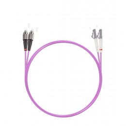 Патч Корд Оптоволоконный FC/UPC-LC/UPC MM OM3 50/125 Duplex 3.0мм 1 м