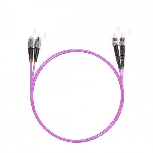 Патч Корд Оптоволоконный FC/UPC-ST/UPC MM OM3 50/125 Duplex 3.0мм 1 м