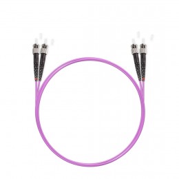 Патч Корд Оптоволоконный ST/UPC-ST/UPC MM OM3 50/125 Duplex 3.0мм 1 м