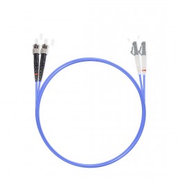 Патч Корд Оптоволоконный LC/UPC-ST/UPC MM OM4 50/125 Duplex 3.0мм 1 м