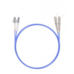 Патч Корд Оптоволоконный SC/UPC-LC/UPC MM OM4 50/125 Duplex 3.0мм 1 м