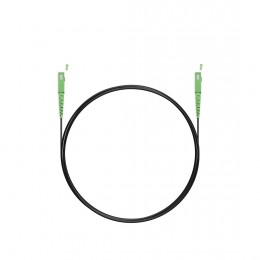 Абонентский FTTH Патч Корд SС/APC-SC/APC SM 1 м Black