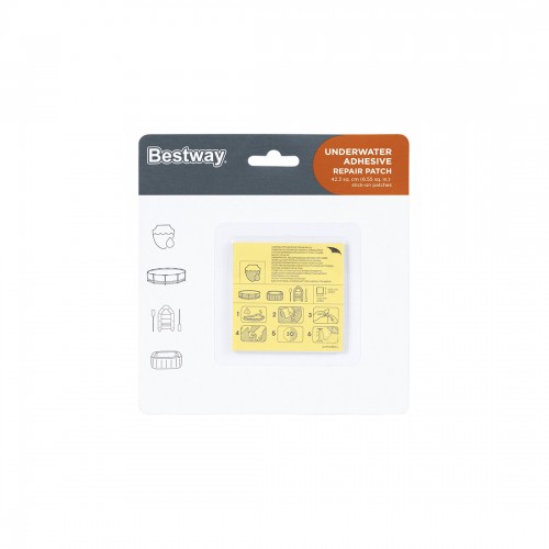 Набор для ремонта надувных изделий Bestway 62091 (в упаковке 10 шт заплаток)