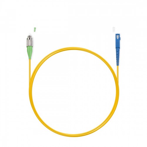 Патч Корд Оптоволоконный FC/APC-SC/UPC SM 9/125 Simplex 3.0мм 1 м