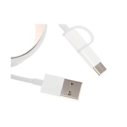 Интерфейсный кабель Xiaomi 30cm MICRO USB and Type-C Белый