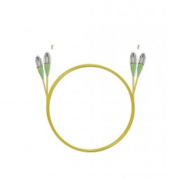 Патч Корд Оптоволоконный FC/APC-FC/APC SM 9/125 Duplex 2.0мм 1 м