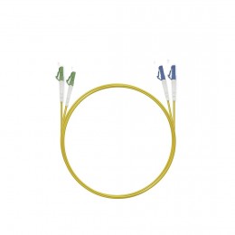 Патч Корд Оптоволоконный LC/APC-LC/UPC SM 9/125 Duplex 2.0мм 1 м