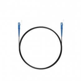 Абонентский FTTH Патч Корд SС/UPC-SC/UPC SM 1 м Black усил