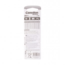 Батарейка CAMELION Alkaline AG11-BP10(0%Hg) 10 шт. в блистере
