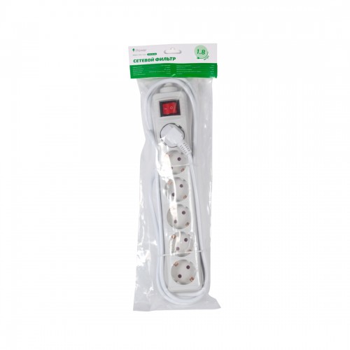 Сетевой фильтр iPower Office W6-18M 1.8 м. 220 в.