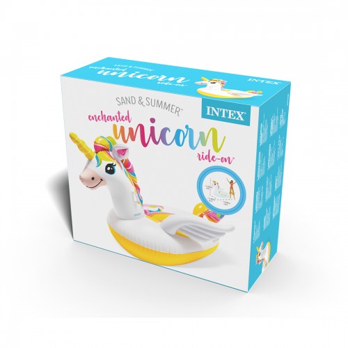 Надувная игрушка Intex 57561NP в форме единорога для плавания