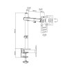 Настольный кронштейн Brateck LDT12-C011 для 1 монитора (13\