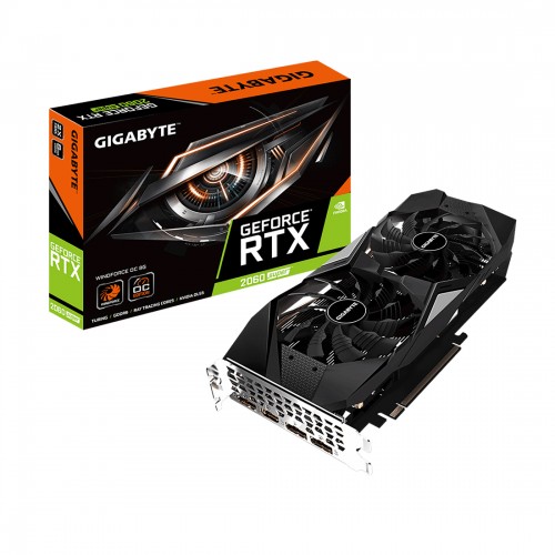 Видеокарта Gigabyte (GV-N206SWF2OC-8GD) RTX2060 SUPER WINDFORCE OC 8G