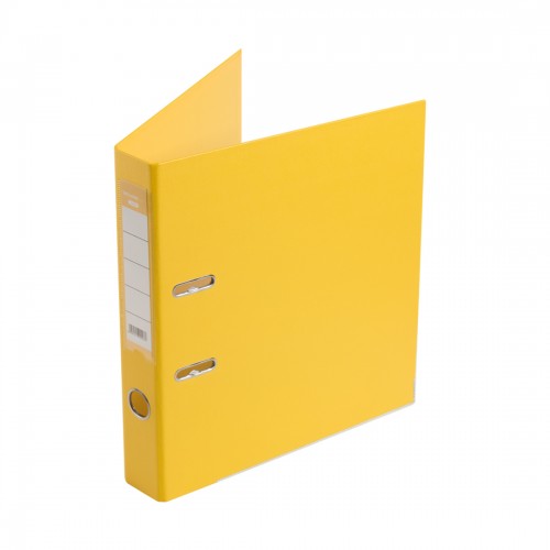 Папка-регистратор Deluxe с арочным механизмом, Office 2-YW5, А4, 50 мм, жёлтый