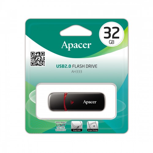 USB-накопитель Apacer AH333 32GB Чёрный