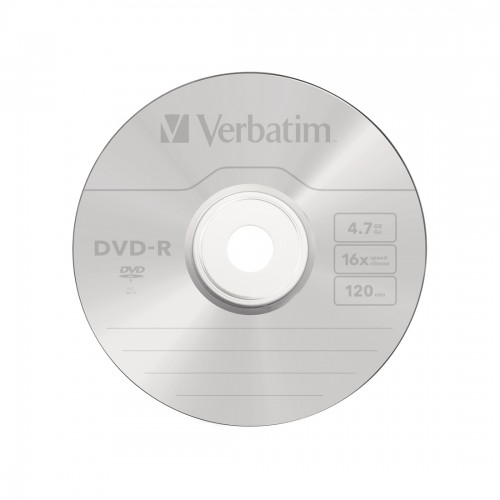 Диск DVD-R Verbatim (43522) 4.7GB 25штук Незаписанный