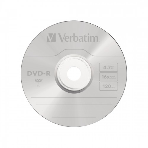 Диск DVD-R Verbatim (43523) 4.7GB 10штук Незаписанный