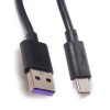 Интерфейсный кабель Awei USB-A/Type-C to Type-C CL-113T 2.4A/5A 30cm Чёрный