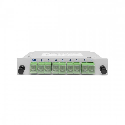 Сплиттер оптоволоконный в корпусе PLC-1×8 SC/АPC