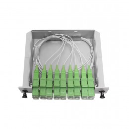 Сплиттер оптоволоконный в корпусе PLC-1×8 SC/АPC