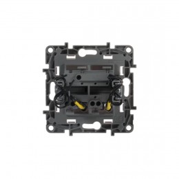 Выключатель двухклавишный с подсветкой Legrand Etika 10 A 250 В белый