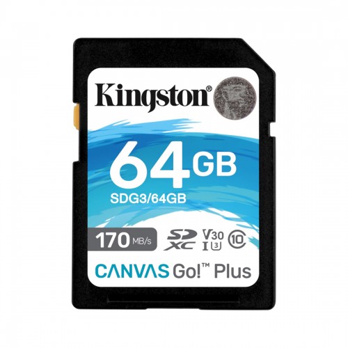 Карта памяти Kingston SDG3/64GB SD 64GB