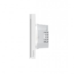 Настенный выключатель двухклавишный Aqara Smart Wall Switch H1 (With Neutral, Double Rocker)