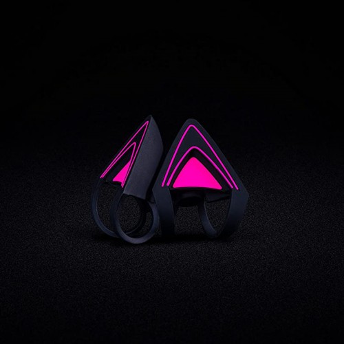 Накладные кошачьи ушки на гарнитуру Razer Kitty Ears for Kraken - Neon Purple