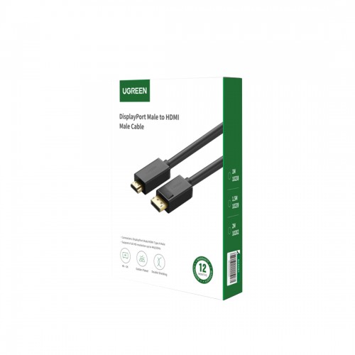 Интерфейсный кабель Ugreen DP101 DP Male to HDMI Male