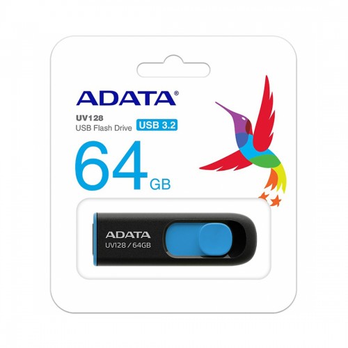 USB-накопитель ADATA AUV128-64G-RBE 64GB Черный