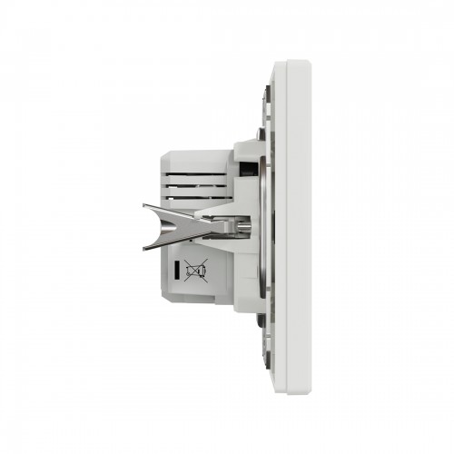 Розетка USB SE EPH2700321 Asfora A+С 5 В/24 А (2 х 5В/12 А) в сборе белый