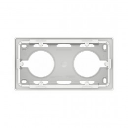 Коробка SE NU800418 Unica New для открытой установки двухпостовая белый