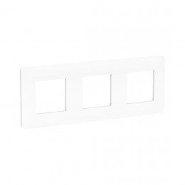 Рамка SE NU200618 Unica Studio 3 постовая белый