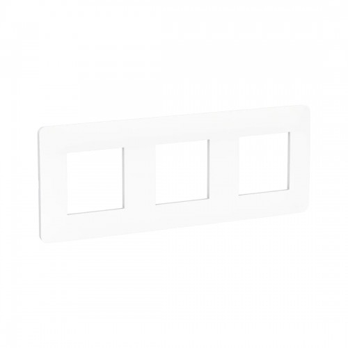 Рамка SE NU200618 Unica Studio 3 постовая белый