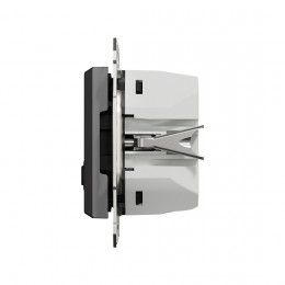 Розетка USB SE EPH2700471 Asfora A+С механизм антрацит