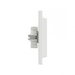 Розетка двойная SE EPH9700121 Asfora без заземления в сборе вин.клеммы белая