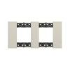 Рамка декоративная Bticino KA4802M2KM Living Now 2 поста песочный
