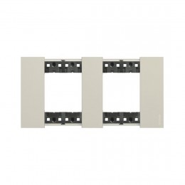 Рамка декоративная Bticino KA4802M2KM Living Now 2 поста песочный