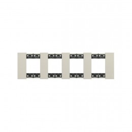 Рамка декоративная Bticino KA4802M4KM Living Now 4 поста песочный