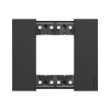 Рамка декоративная Bticino KA4802KG Living Now 2 поста черный