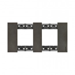 Рамка декоративная Bticino KA4802M2NG Living Now 2 поста (2+2модуля) \