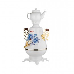 Самовар Centek CT-0092 A (белый/рисунок/золото)