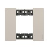 Рамка декоративная Bticino KA4802KM Living Now 2 модуля песочный