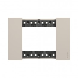Рамка декоративная Bticino KA4803KM Living Now 3 модуля песочный
