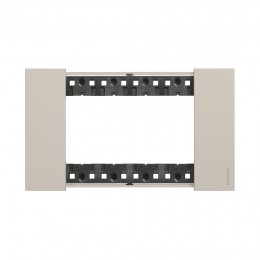 Рамка декоративная Bticino KA4804KМ Living Now 4 модуля песочный