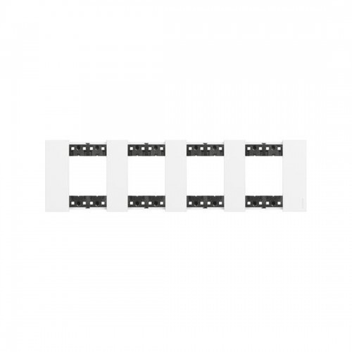 Рамка декоративная Bticino KA4802M4KW Living Now 4 поста (2+2+2+2) белый